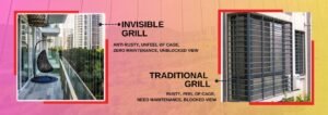 Read more about the article Invisible Grill vs Safety Net vs Traditional Grill: Which Is Best for Mumbai Balconies?